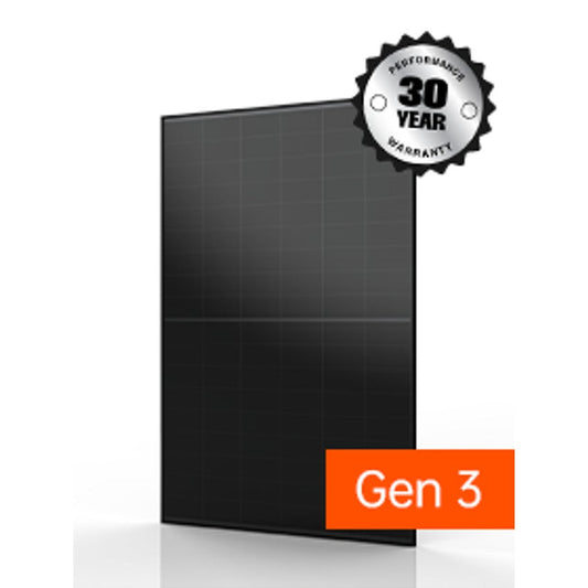 Aiko Neostar 3P 485W N-Type ABC, 54 Cell, Single Glass Black Frame, Gen 3