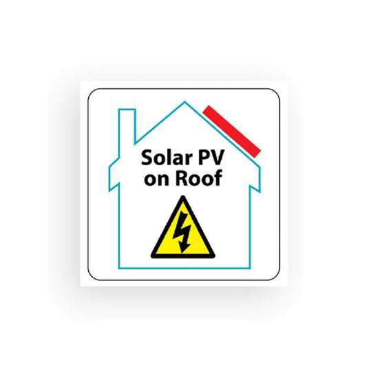 Customark Ltd PV on Roof Hazard Labels