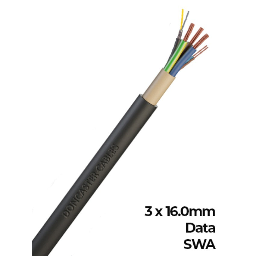 Doncaster Cables Powerwall Connect - AIO Cable Solution PW3 - 50m - 3 x 16.0mm - DATA - SWA