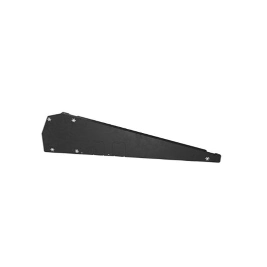 Esdec FlatFix Fusion Wind Deflector Left Portrait - Black