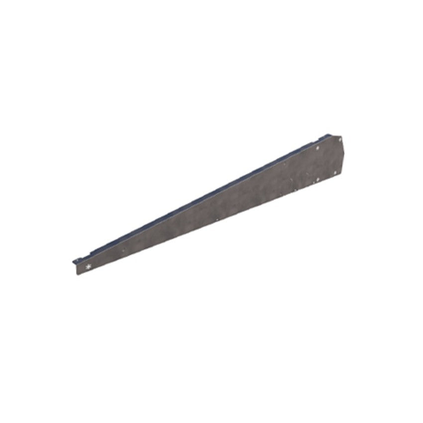Esdec FlatFix Fusion Wind Deflector Right Portrait - Black