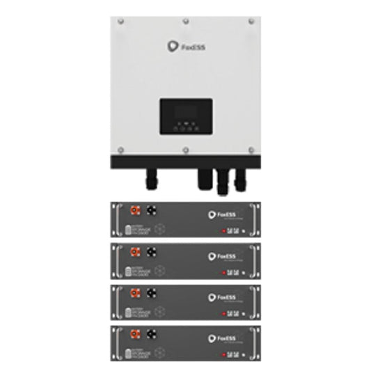 Fox ESS Fox Hybrid 5.0kW with 4 x HV2600 battery package (Incl. BMS)