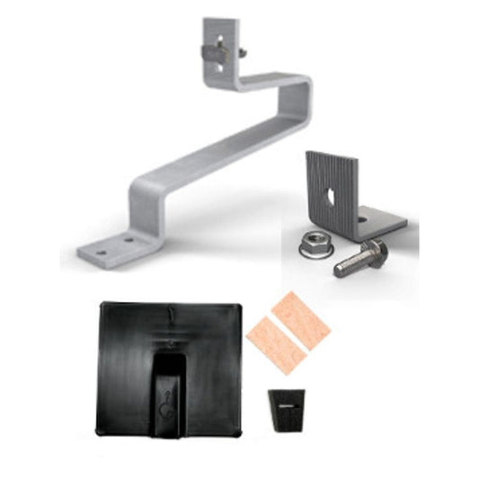 Renusol vertical flat solution with Genius flashing - No Hall Hooks