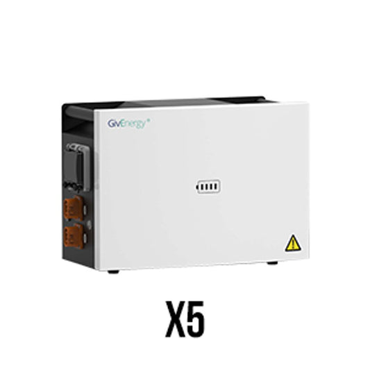 GivEnergy 5.12kWh Li-Ion Battery Gen 3 - Pack of 5