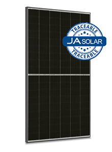 470W N-type Double Glass Monofacial LR Traceable 54 Cell Black Frame MC4