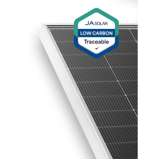 JA Solar 530W Mono N-type Bifacial Double Glass LB Traceable Low Carbon Silver Frame MC4