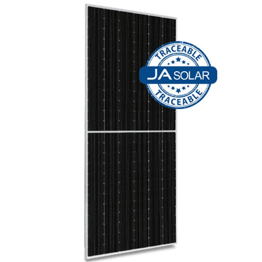 JA Solar 595W n-type Bifacial Double Glass Half-Cell MBB Traceable LB MC4