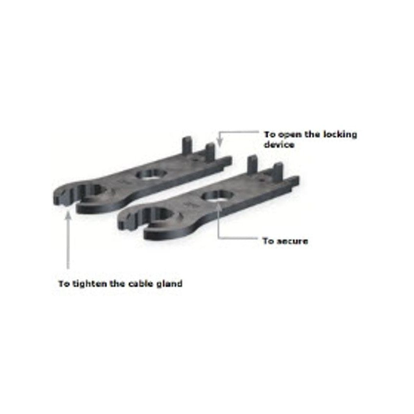 Staubli MC4 Open Ended Plastic Spanners x2