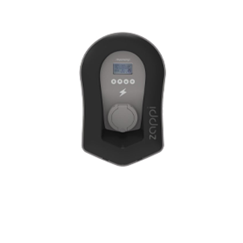 myenergi zappi ev charger 7kw to 22kw untethered black