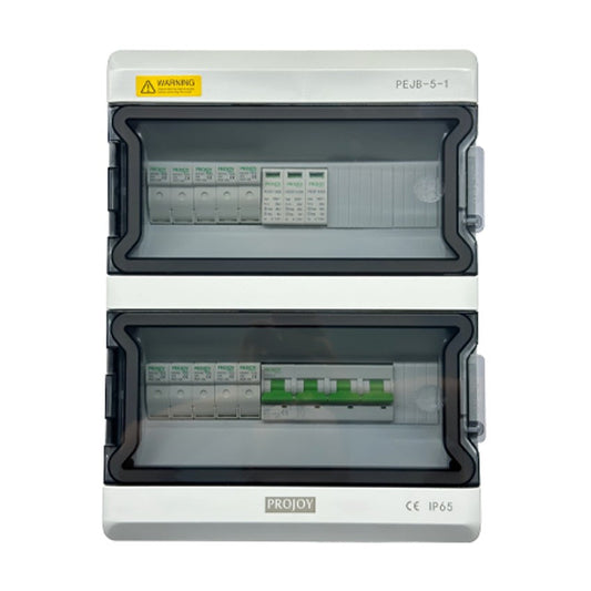 Projoy Electric Projoy DC Junction Box - Five String Input with MC4 Connectors