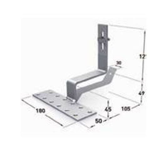 Renusol VarioSole Stainless Steel roof hook for Pantiles No Wood Screws