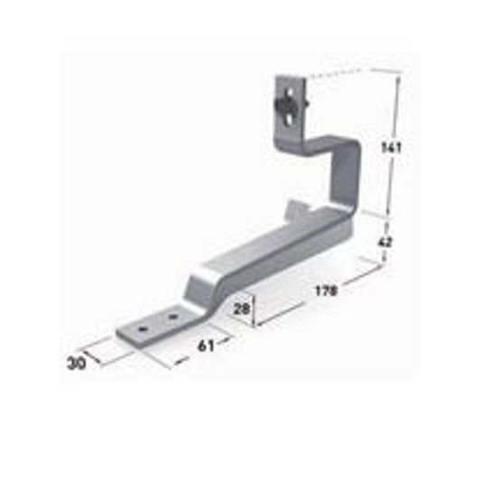 Renusol VarioSole Stainless Steel roof hook for plain tiles Standard No Wood Screws