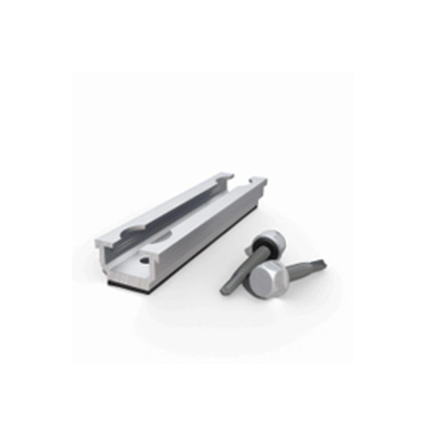 Renusol MetaSole+ metal sheet thickness with 2 x 6.3x 38 screws.