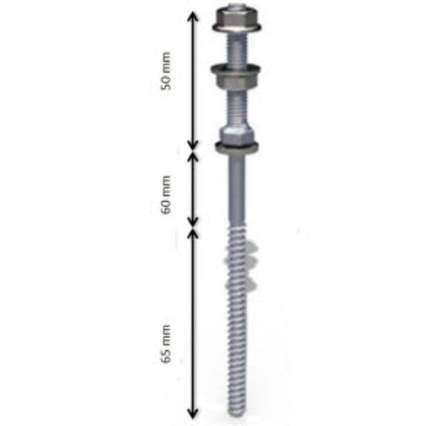 Renusol Solar Fastener for steel substructure 125mm/50mm