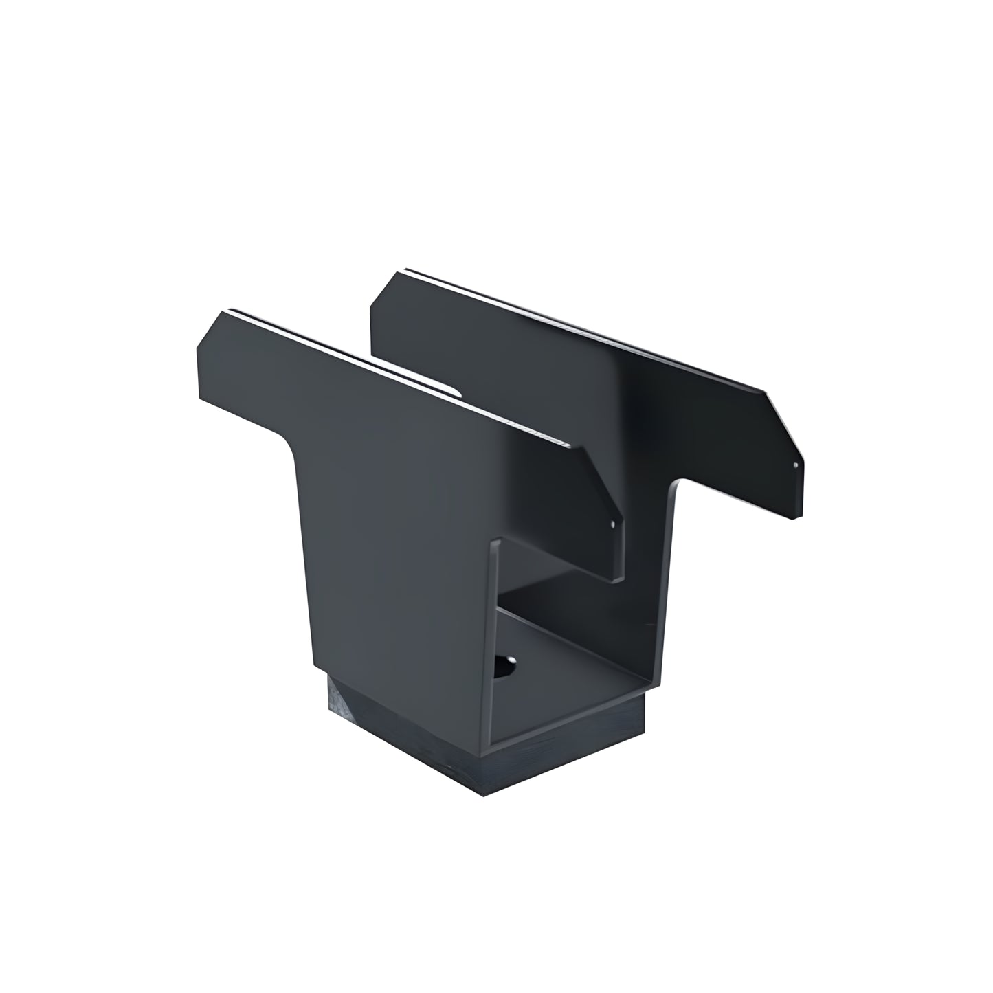 S4 Mounting System S4 Double Clamp BLACK with EPDM 1.7 mm (H30)