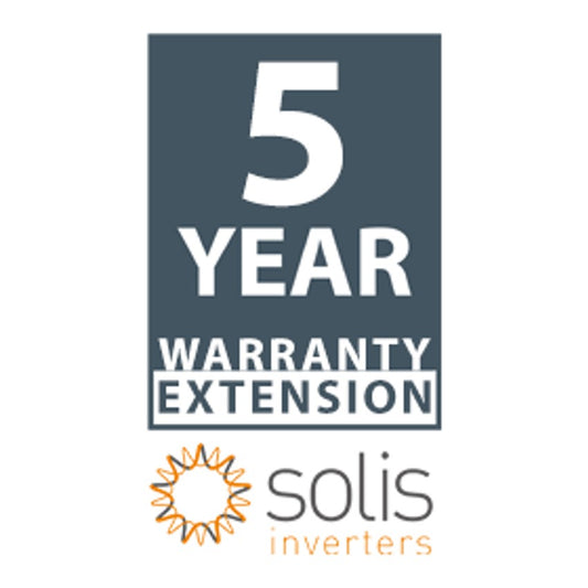 Solis Warranty Ext. of 5 years (Total 10y) for 3.0 to 6.0kW S5-EH1P