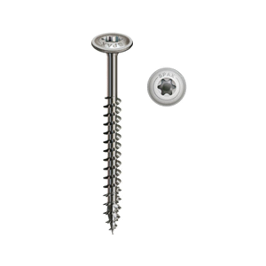 Spax Hi.Force T-Star Plus T30 6.0mm x 80mm A2 Stainless Steel (Pack of 100)
