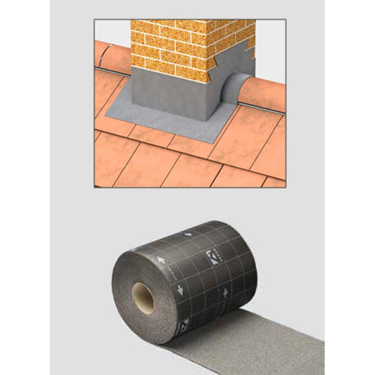 Ubbink UBIFLEX B3 Non-Lead Flashing BLACK 400mm x 12m