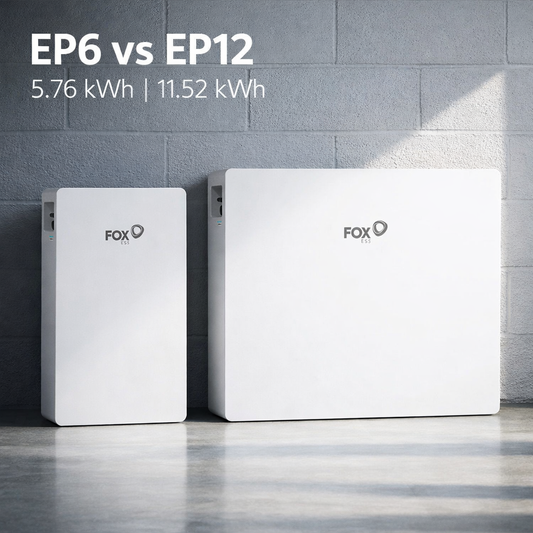 Fox ESS EP6 vs EP12: Which Battery for Your Install?