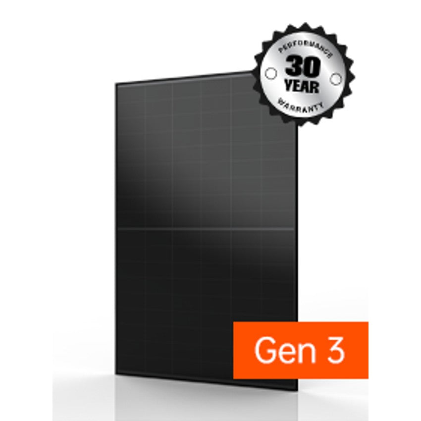 Aiko Neostar 3P 485W N-Type ABC, 54 Cell, Single Glass Black Frame, Gen 3