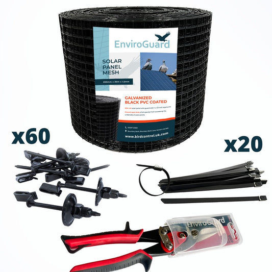 Enviroguard PVC Coated Solar Mesh Bird Deterrent Kit %96 30m