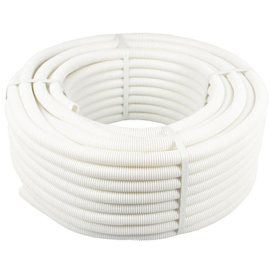 CENTAUR 25mm flexible conduit (pvc) white 50 meters