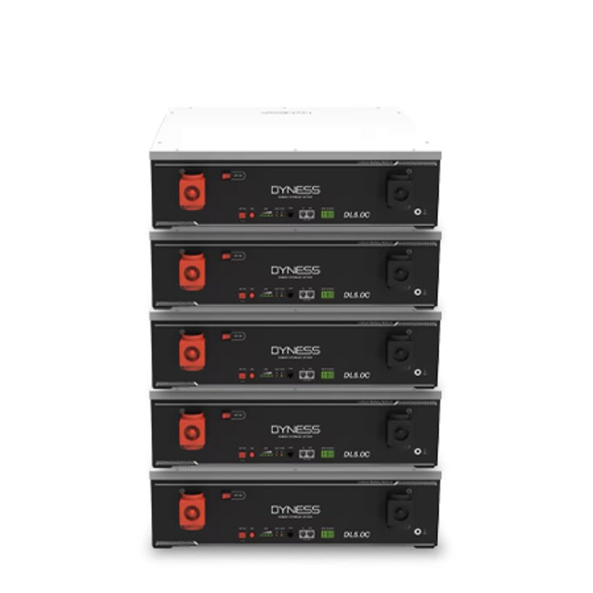 Dyness DL5.0C 5.12kWh LV LFP Battery - Pack of 5 (25.6kWh)