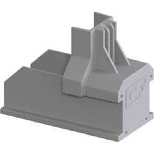 Esdec ClickFit EVO mounting rail end cap grey