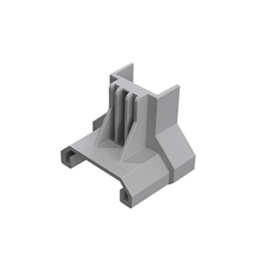 Esdec ClickFit EVO End Clamp Support Grey for Trapezoidal Metal Roofs ...