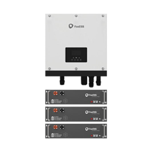 Fox ESS Fox Hybrid 5.0kW with 3 x HV2600 battery package (Incl. BMS)