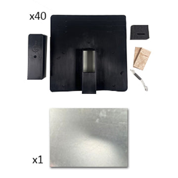 Genius Roof - 40 Speed Flash with 2 FOC Shields - Package