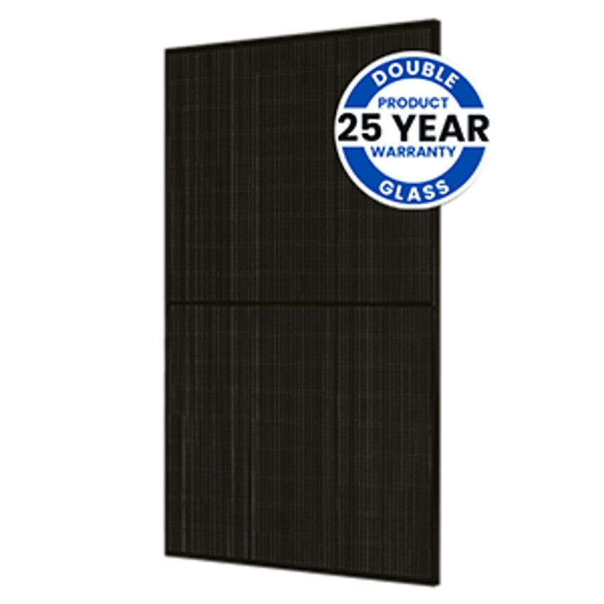 JA Solar 435W N-type Bifacial Double Glass LB All Black with MC4 Connectors