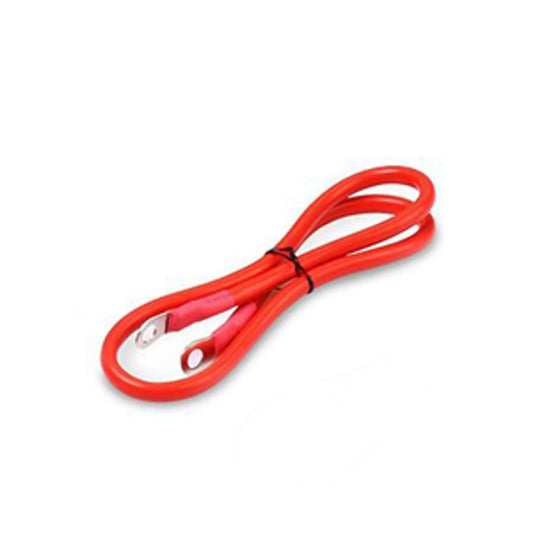 L & C Walsh 1m 25mm Batt. Cable with 2xM8 Ring Terminals - Red