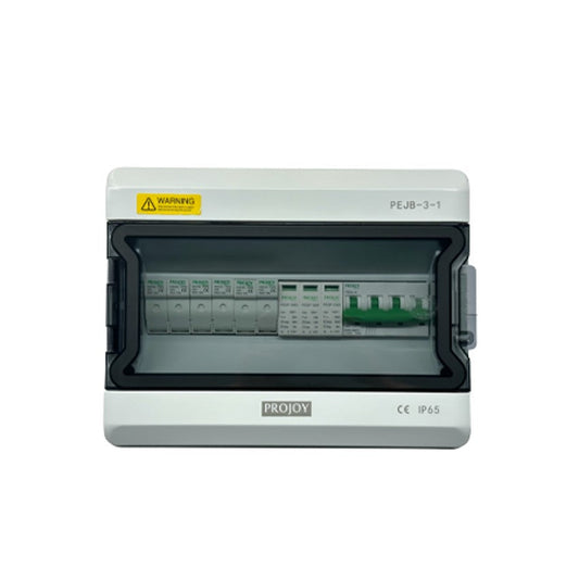 Projoy Electric Projoy DC Junction Box - Three String Input with MC4 Connectors