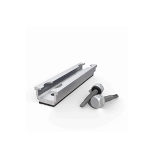 Renusol MetaSole+ metal sheet thickness with 2 x 6.3x 38 screws.