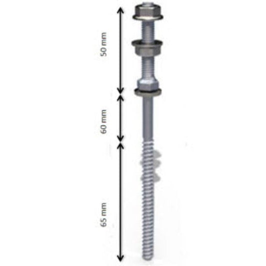 Renusol Solar Fastener for steel substructure 125mm/50mm