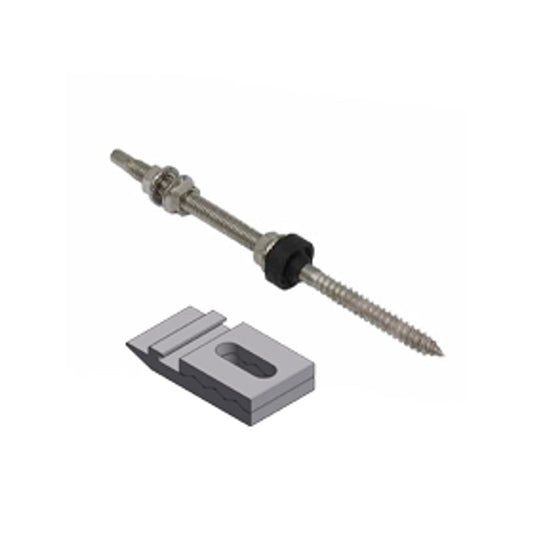 Schletter Hanger bolt 10x200 with KlickTop attachment SET
