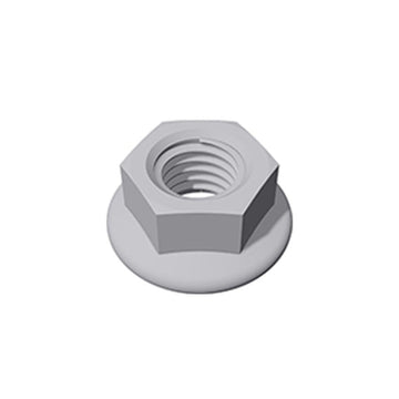 Serrated M10 flange nut